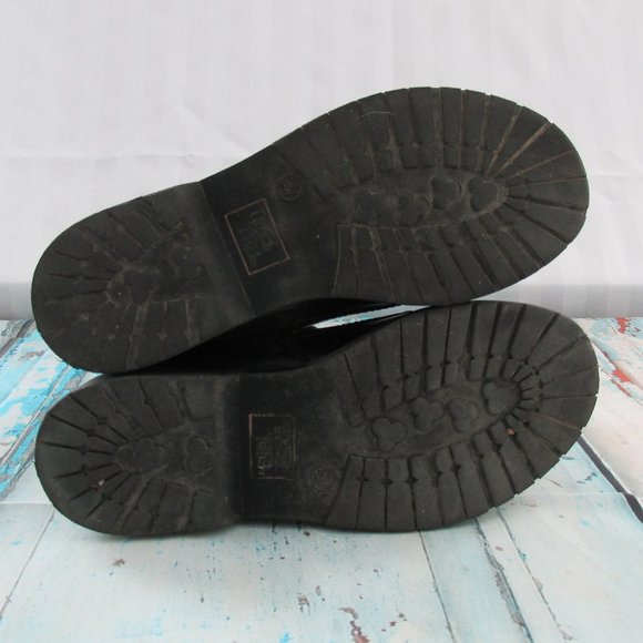 Time and Tru Black Combat Boots - Picture 10 of 13